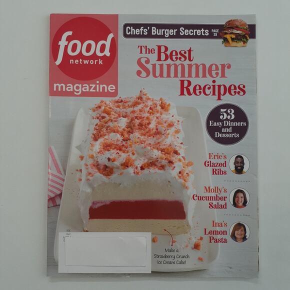 Food Network Magazine June July 2025 Vol 18 No 3 Summer Recipes Publisher - Picture 1 of 2